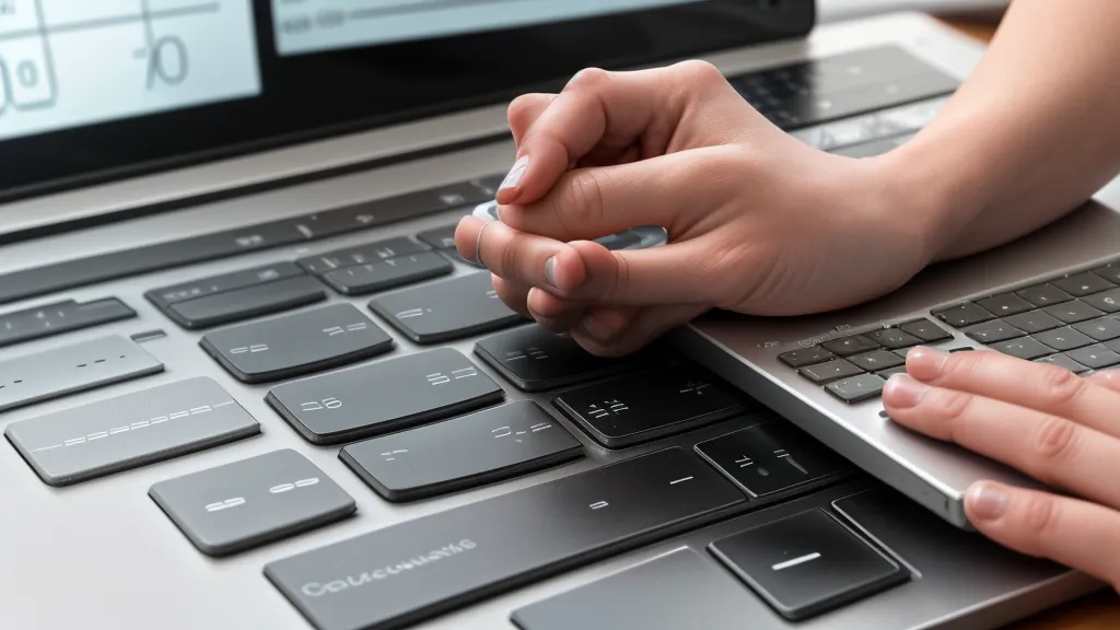 Nahaufnahme eines Laptops mit einer Excel-Tabelle zur Berechnung von Meilen-Gebühren.