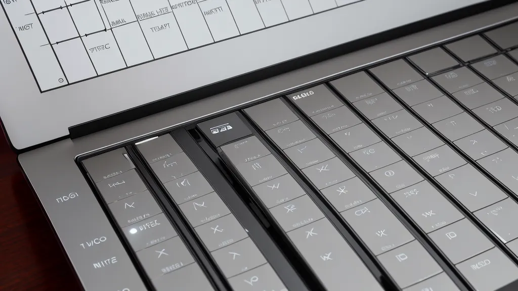 Detaillierte Analyse von Flugverfügbarkeiten in einer Suchmatrix auf einem Laptop